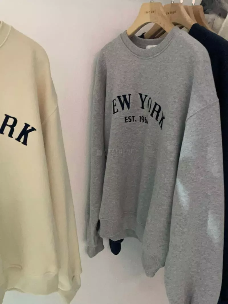 Flutter - Korean Women Fashion - #thelittlethings - Newyork Sweatshirt - 8