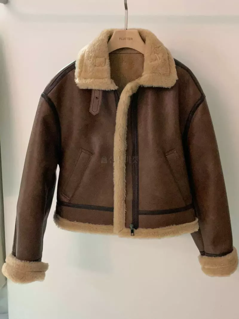 Flutter - Korean Women Fashion - #vintagekidsstyle - Leather Jacket - 5