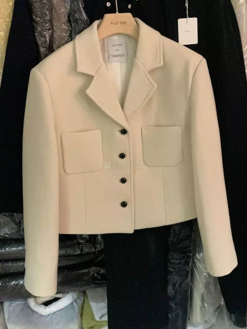 Flutter - Korean Women Fashion - #womensfashion - Ivory Jacket - 5