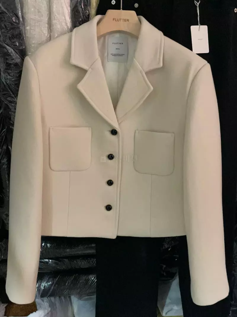 Flutter - Korean Women Fashion - #womensfashion - Ivory Jacket - 7