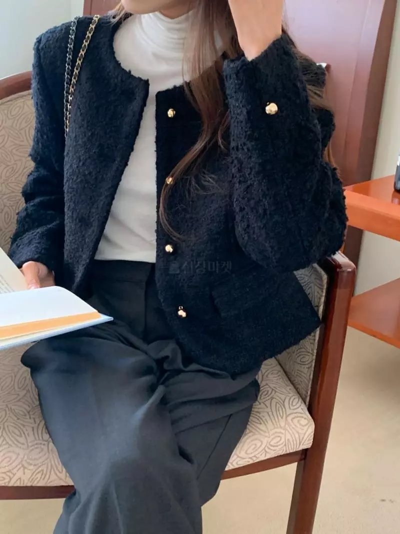 Flutter - Korean Women Fashion - #womensfashion - Better Twid Jacket