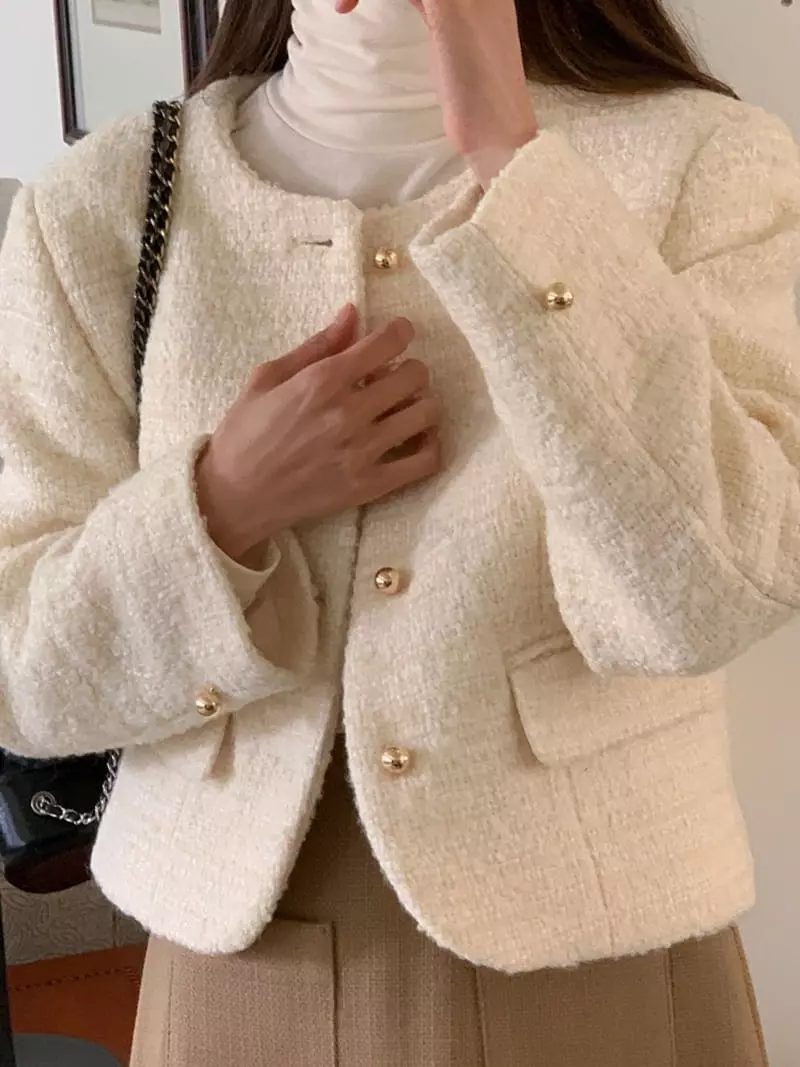 Flutter - Korean Women Fashion - #womensfashion - Better Twid Jacket - 9