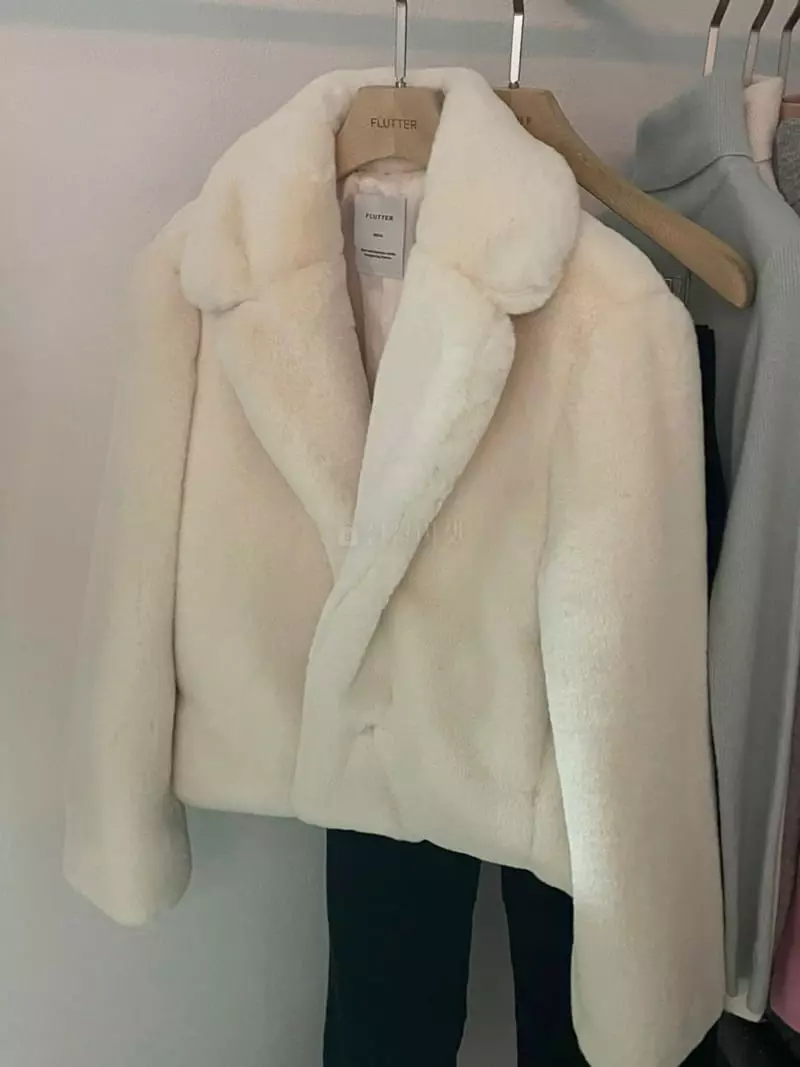 Flutter - Korean Women Fashion - #womensfashion - Mink Jacket - 2