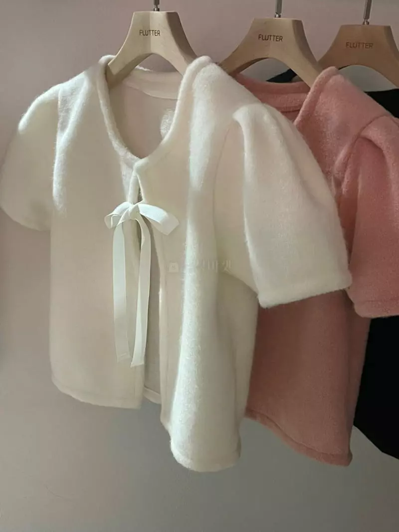 Flutter - Korean Women Fashion - #womensfashion - Ribbon Cardigan - 7