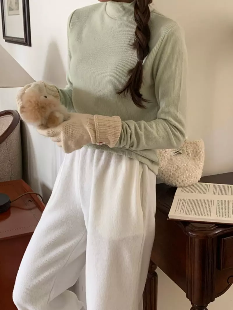 Flutter - Korean Women Fashion - #womensfashion - Fleece Tee - 9