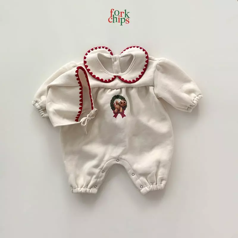 Fork Chips - Korean Baby Fashion - #babyboutique - Tree Bear Bodysuit - 6