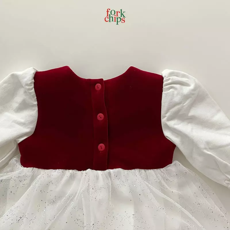 Fork Chips - Korean Baby Fashion - #babyclothing - Snow Bodysuit - 10