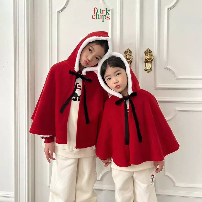 Fork Chips - Korean Baby Fashion - #babylifestyle - Snata Cape - 3