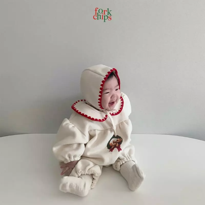 Fork Chips - Korean Baby Fashion - #babywear - Tree Bonnet - 3