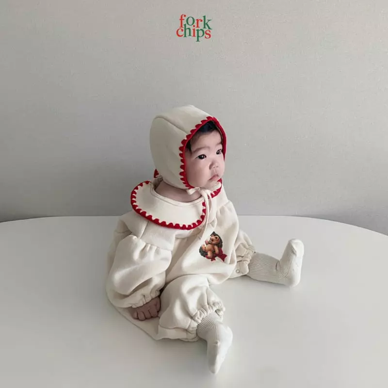 Fork Chips - Korean Baby Fashion - #babywear - Tree Bonnet - 4