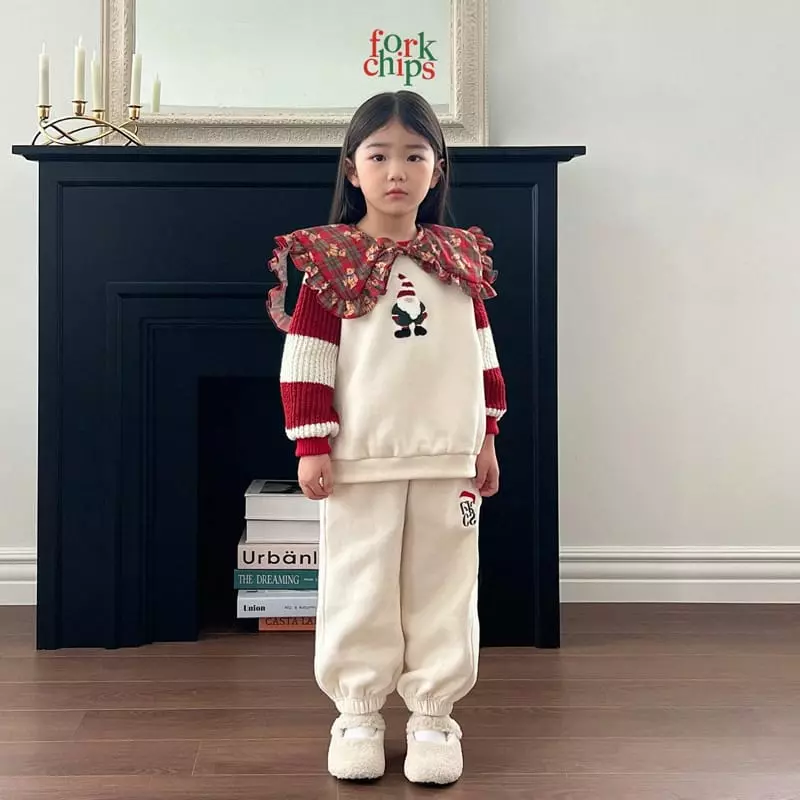 Fork Chips - Korean Baby Fashion - #onlinebabyboutique - Carol Cape - 2