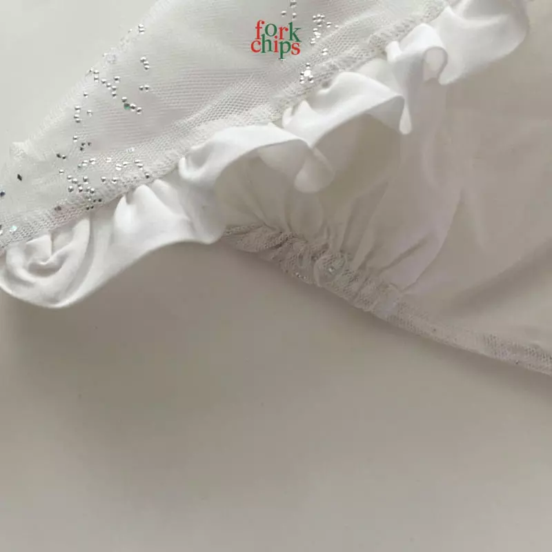 Fork Chips - Korean Baby Fashion - #onlinebabyshop - Snow Frill Bonnet - 7