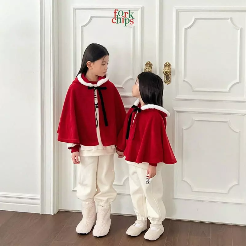 Fork Chips - Korean Baby Fashion - #smilingbaby - Snata Cape - 11