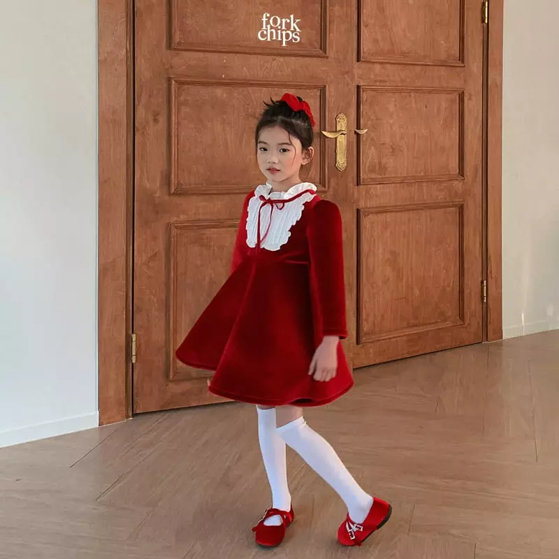 Fork Chips - Korean Children Fashion - #designkidswear - White Snow Ribbon Hairpin - 3