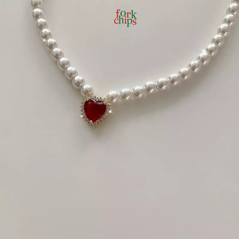 Fork Chips - Korean Children Fashion - #designkidswear - Queens Becklace - 2