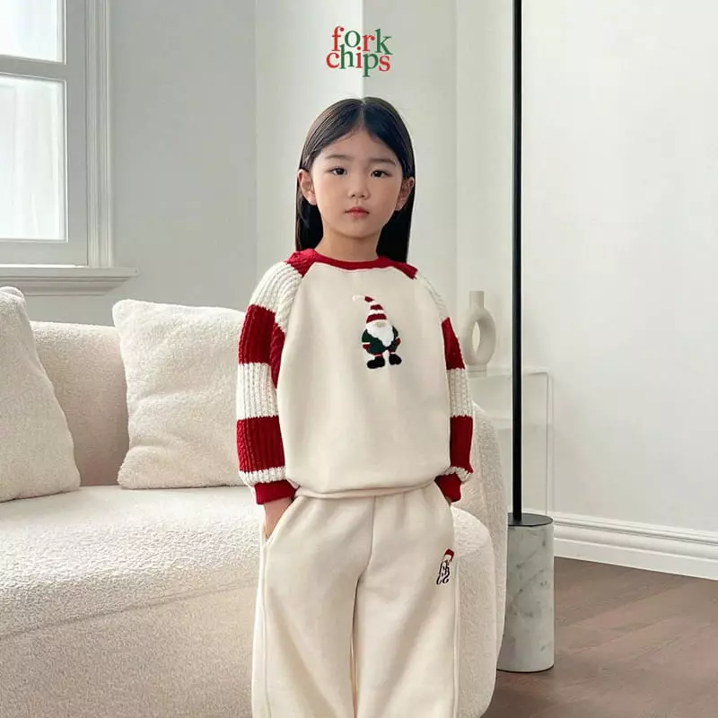Fork Chips - Korean Children Fashion - #designkidswear - Tonton Santa Pants - 6