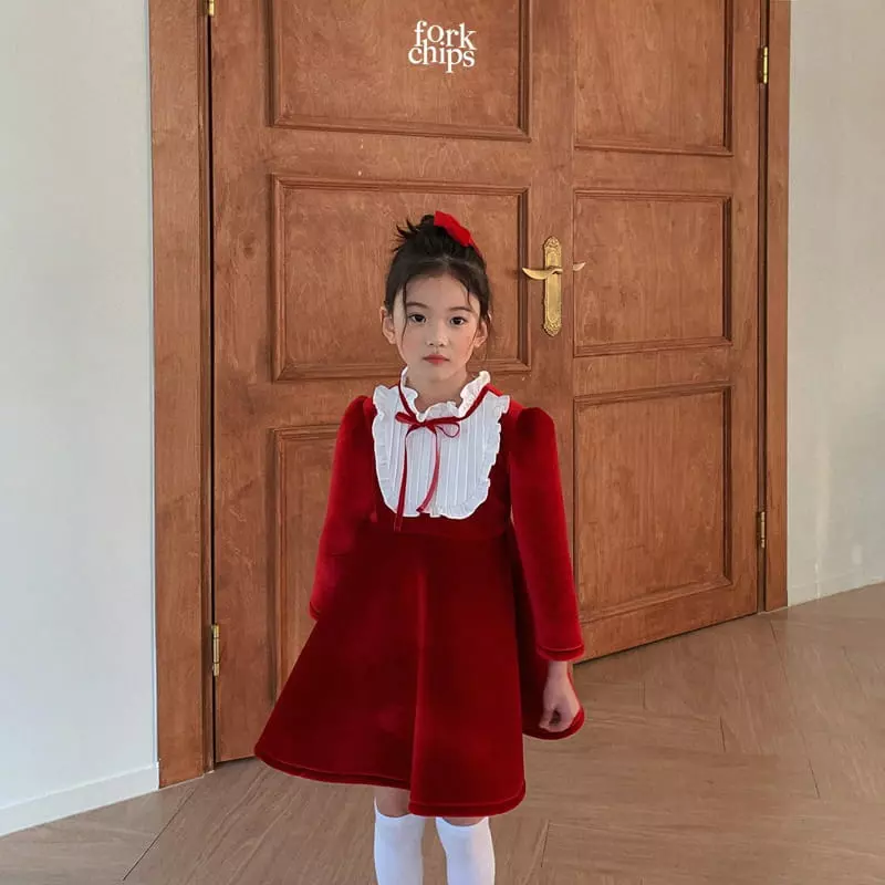 Fork Chips - Korean Children Fashion - #designkidswear - White Snow Ribbon Hairpin - 4