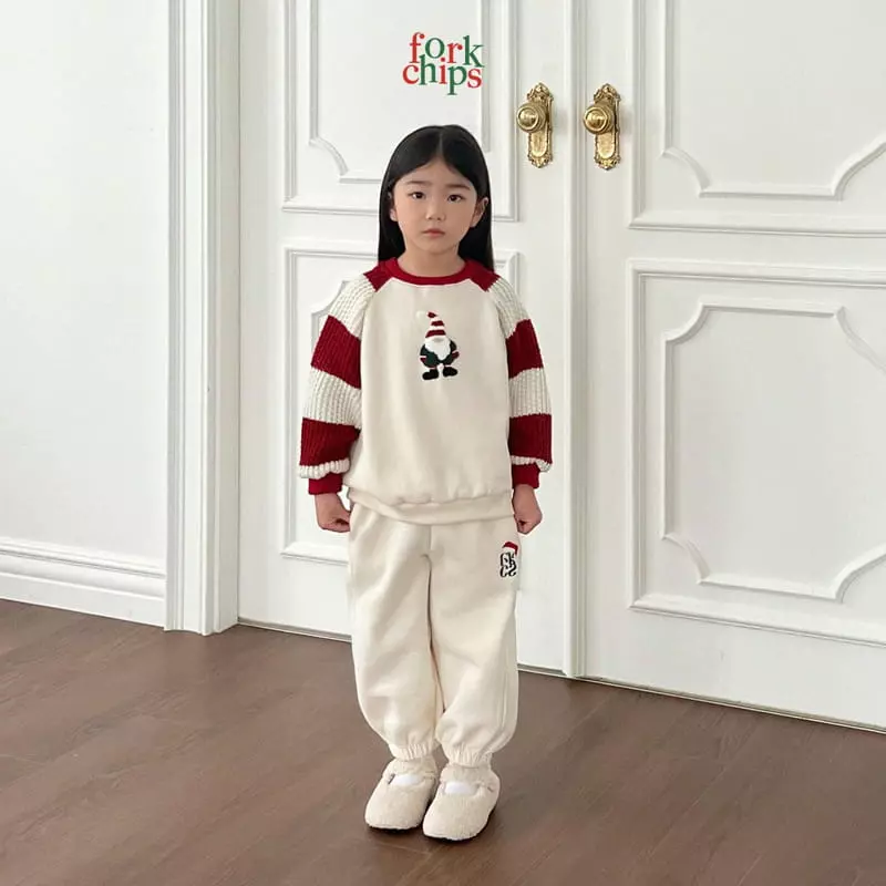 Fork Chips - Korean Children Fashion - #kidsshorts - Snata Fairy Sweatshirt - 10