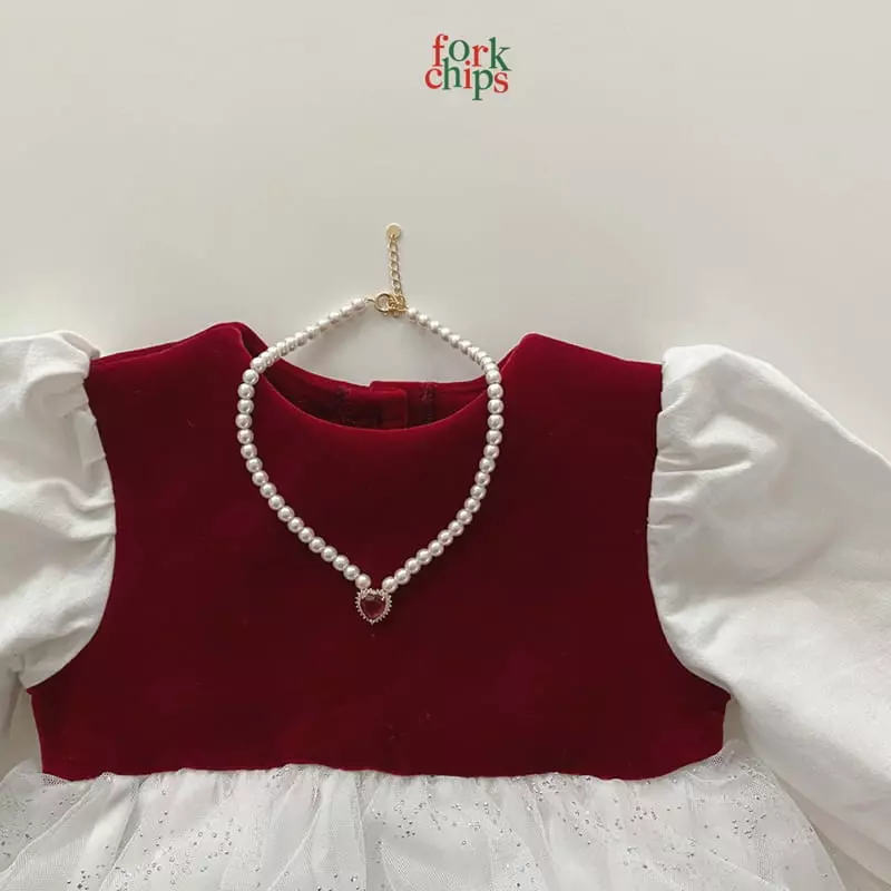 Fork Chips - Korean Children Fashion - #kidsstore - Queens Becklace - 6
