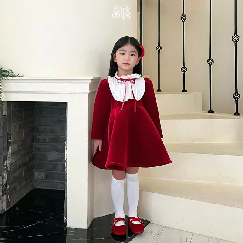 Fork Chips - Korean Children Fashion - #kidzfashiontrend - Shopia One-piece - 5