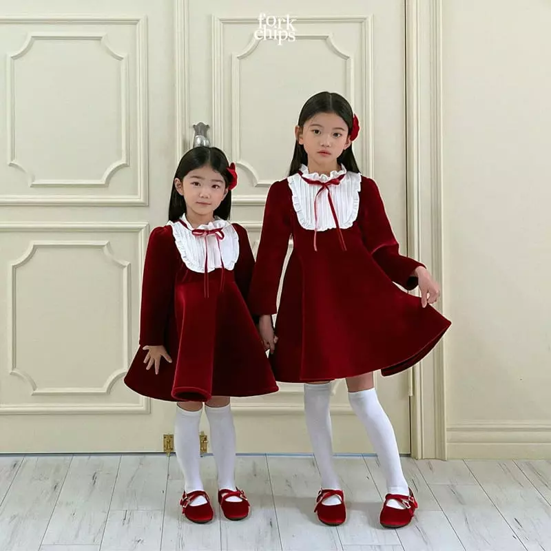 Fork Chips - Korean Children Fashion - #magicofchildhood - Shopia One-piece - 8