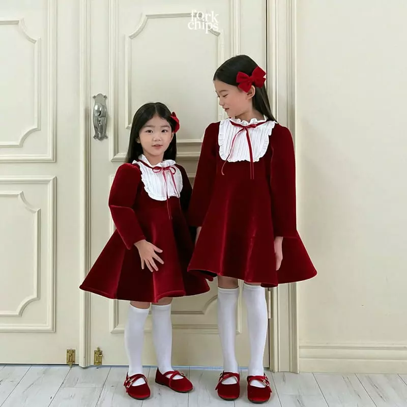 Fork Chips - Korean Children Fashion - #prettylittlegirls - Shopia One-piece - 10