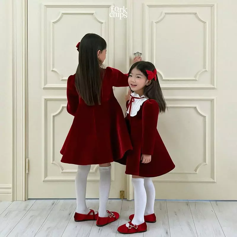 Fork Chips - Korean Children Fashion - #toddlerclothing - Shopia One-piece - 12