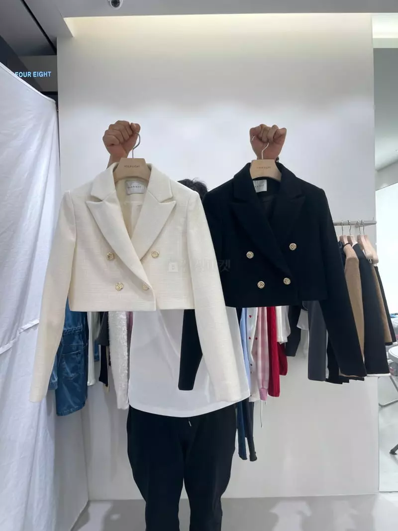 Four Eight - Korean Women Fashion - #momslook - Bookle Twid Jacket - 11