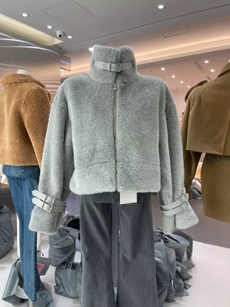 Four Eight - Korean Women Fashion - #momslook - Mink Jacket
