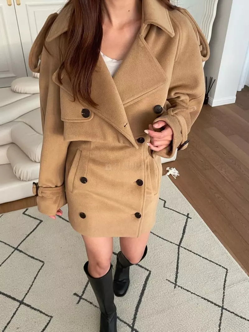 Four Eight - Korean Women Fashion - #womensfashion - Mosic Trench Jacket - 4