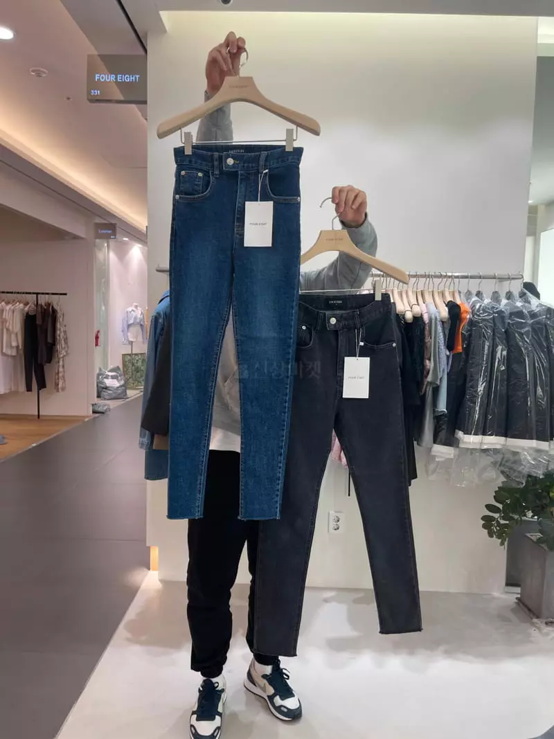Four Eight - Korean Women Fashion - #womensfashion - Lucky Skinny Jeans - 4
