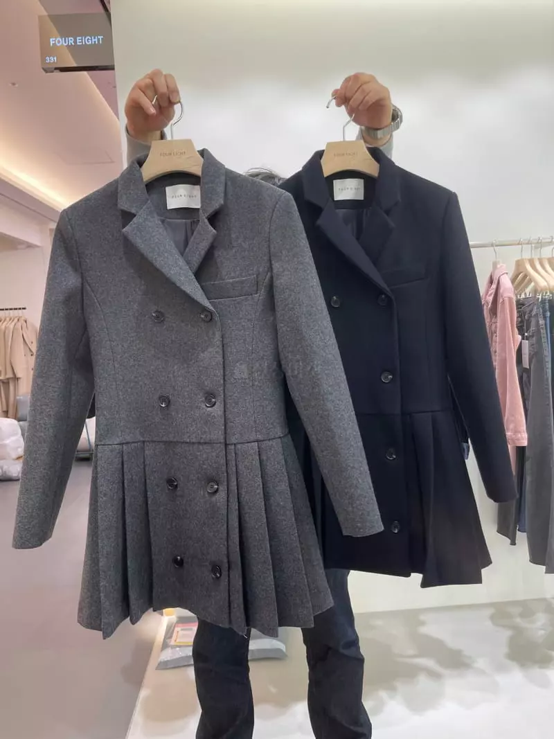Four Eight - Korean Women Fashion - #momslook - Wrinkle One-piece - 3