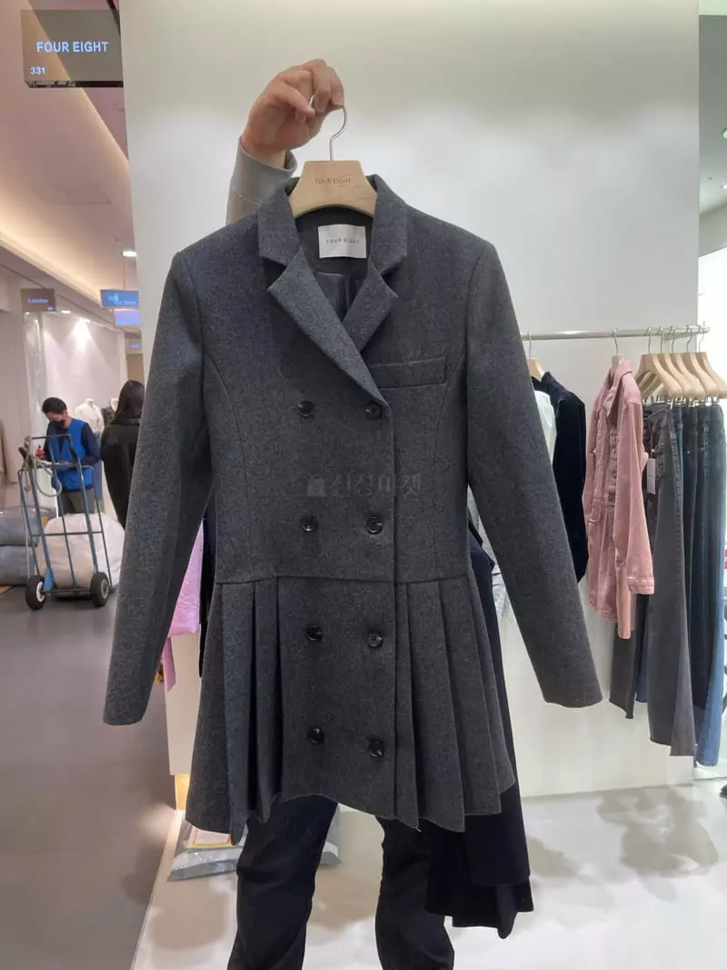 Four Eight - Korean Women Fashion - #momslook - Wrinkle One-piece - 5