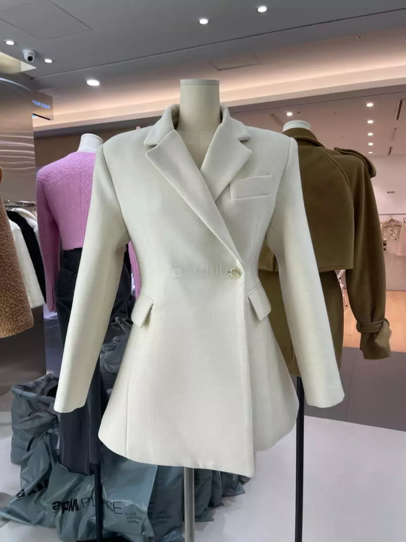 Four Eight - Korean Women Fashion - #momslook - Herringbone One-piece