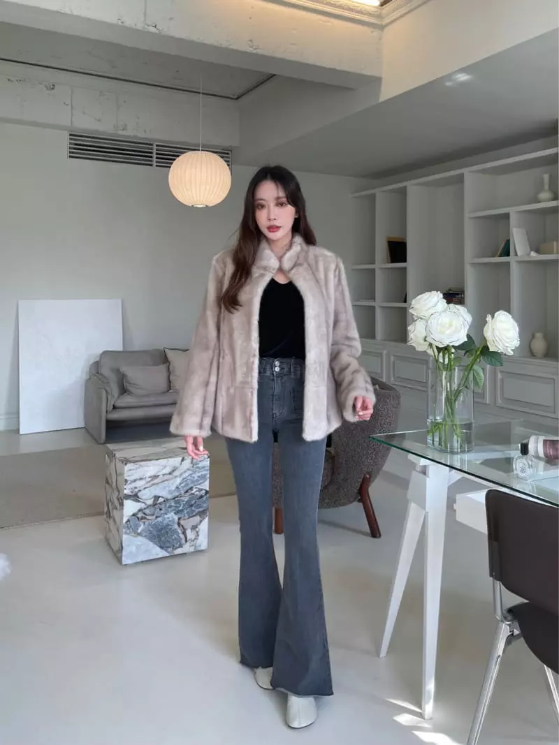 Four Eight - Korean Women Fashion - #momslook - Sable Jacket - 11