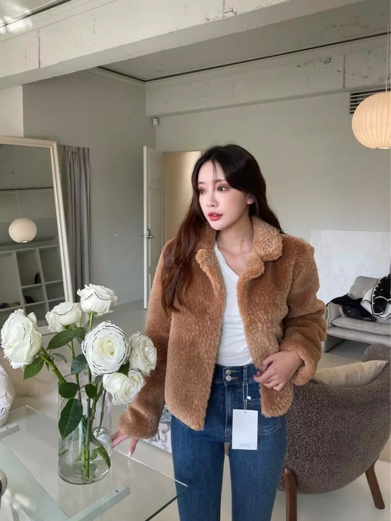Four Eight - Korean Women Fashion - #momslook - Bbogle Jacket - 7