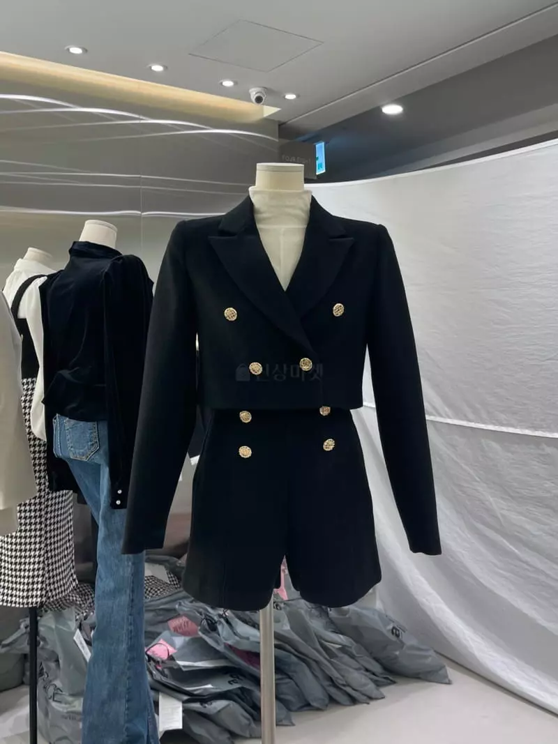 Four Eight - Korean Women Fashion - #thatsdarling - Bookle Twid Jacket