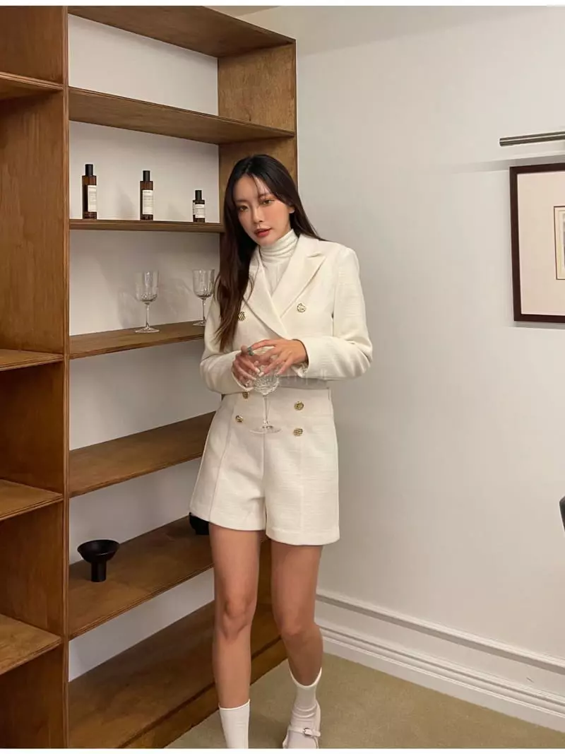 Four Eight - Korean Women Fashion - #thelittlethings - Bookle Twid Jacket - 2