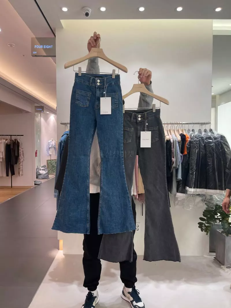 Four Eight - Korean Women Fashion - #thelittlethings - Pocket Jeans - 8
