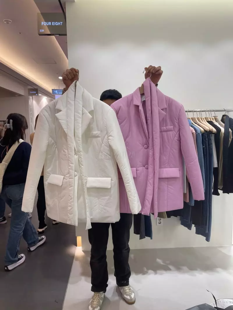 Four Eight - Korean Women Fashion - #womensfashion - Bonding Jacket - 6