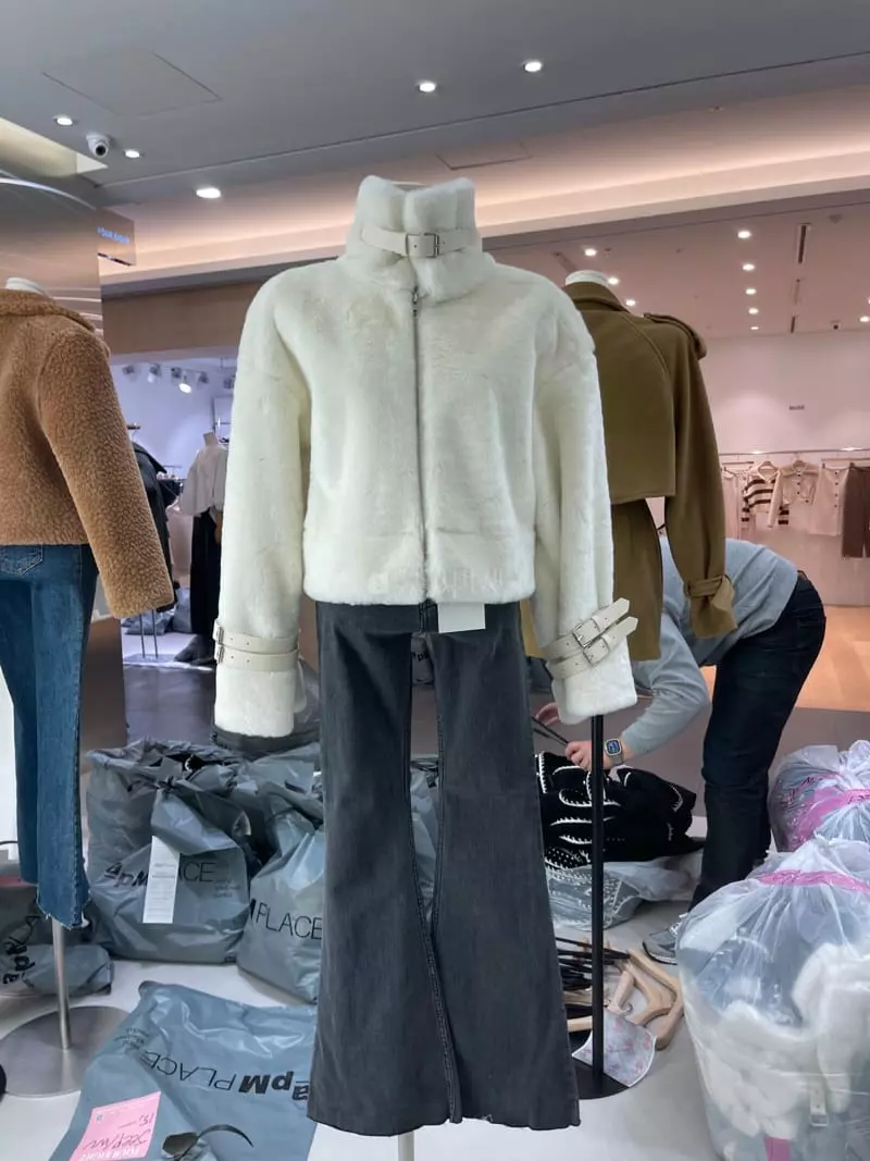 Four Eight - Korean Women Fashion - #womensfashion - Mink Jacket - 2