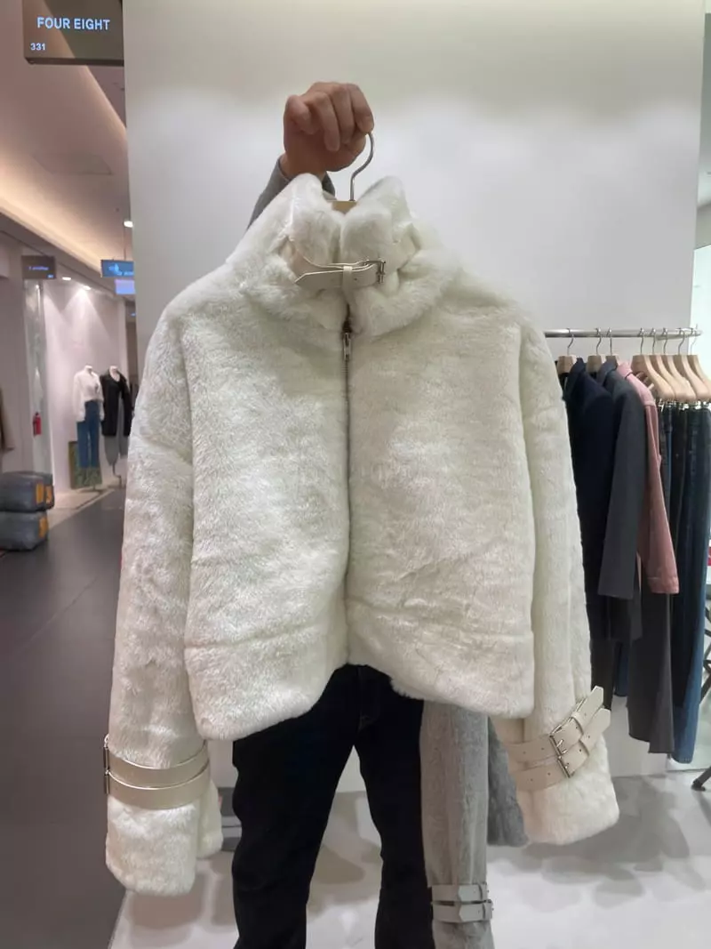 Four Eight - Korean Women Fashion - #womensfashion - Mink Jacket - 8