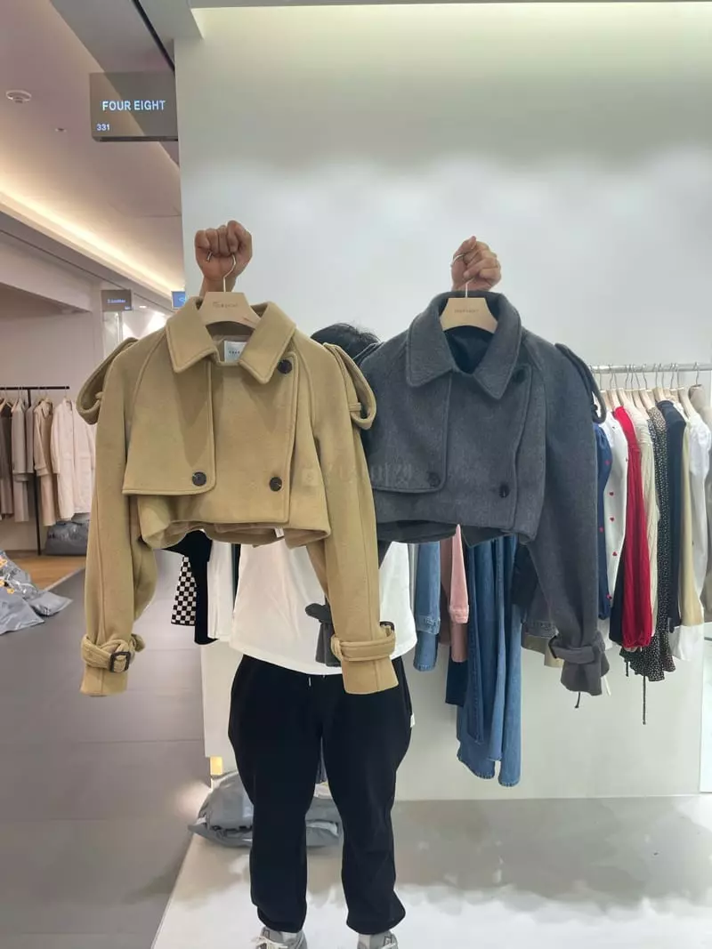 Four Eight - Korean Women Fashion - #womensfashion - Mosic Trench Jacket - 9