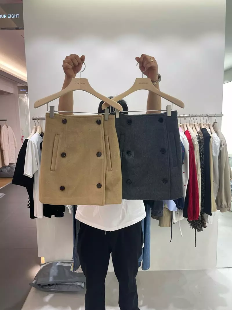 Four Eight - Korean Women Fashion - #womensfashion - Mosic Trench Skirt - 10