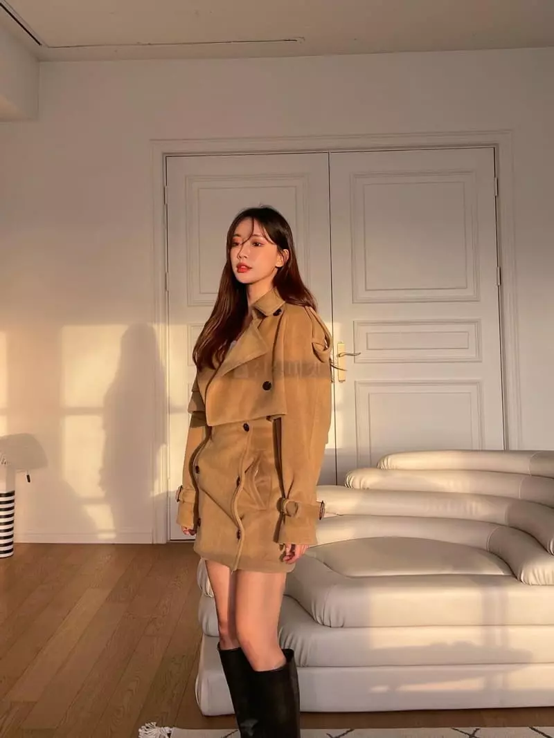 Four Eight - Korean Women Fashion - #womensfashion - Mosic Trench Skirt - 6