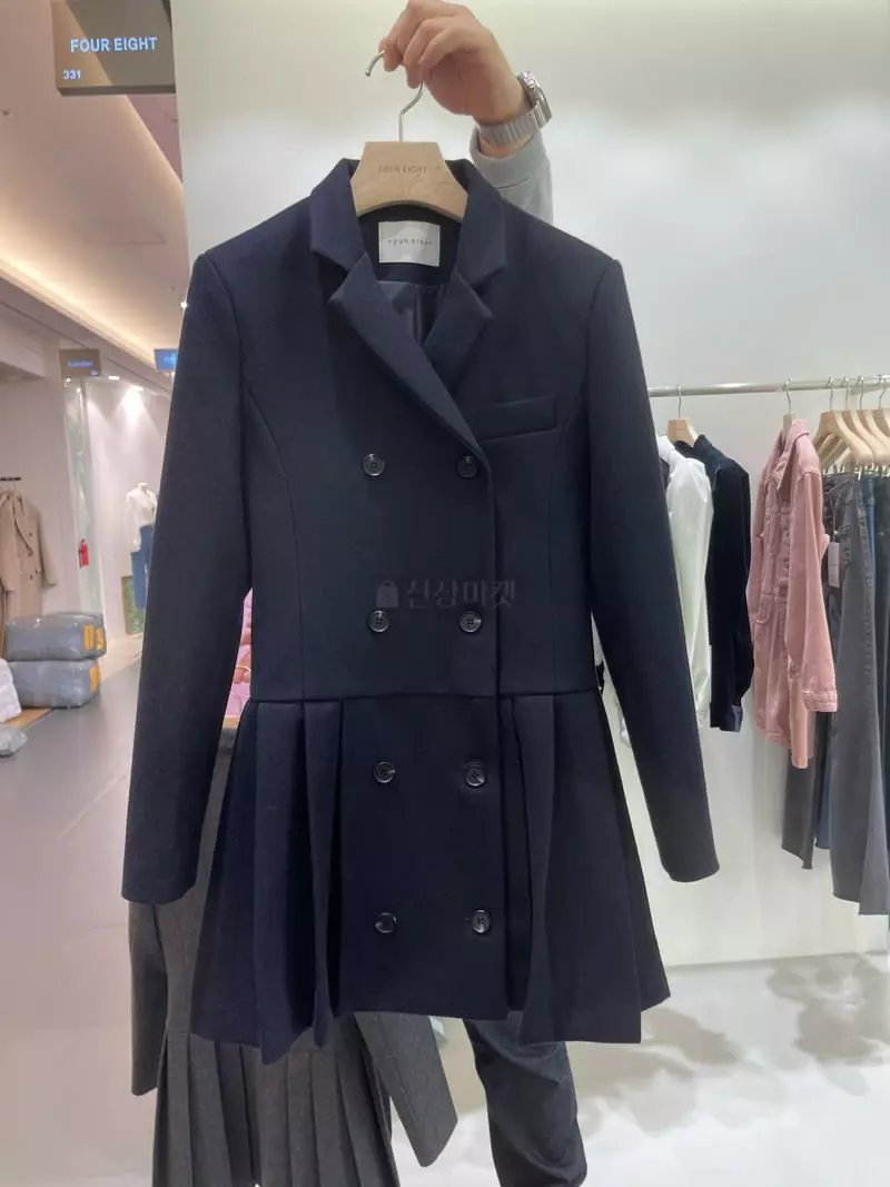 Four Eight - Korean Women Fashion - #momslook - Wrinkle One-piece - 4