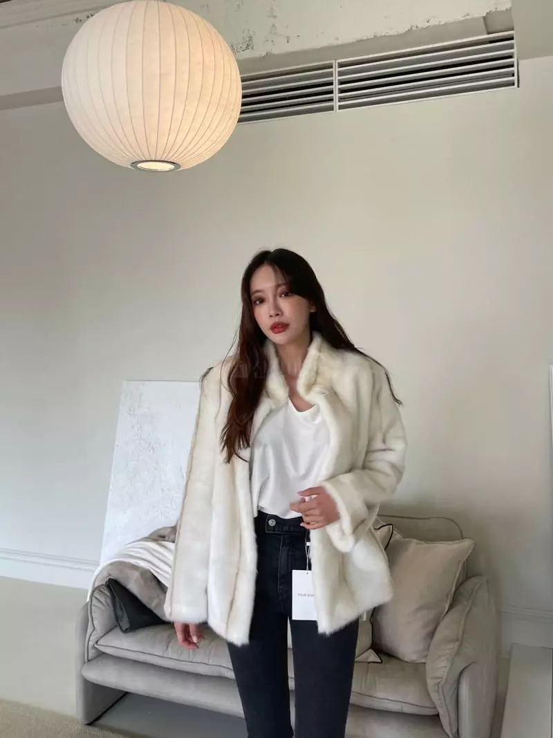Four Eight - Korean Women Fashion - #womensfashion - Sable Jacket - 8