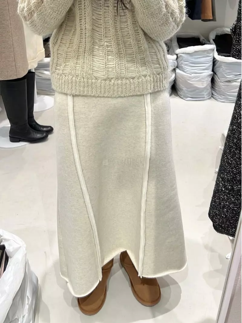 Fre - Korean Women Fashion - #momslook - Fleece Skirt - 2