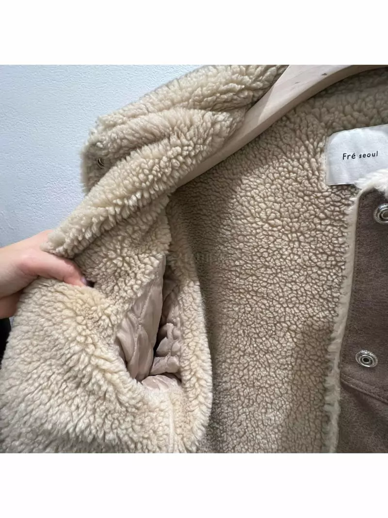 Fre - Korean Women Fashion - #momslook - Crack Jacket - 5