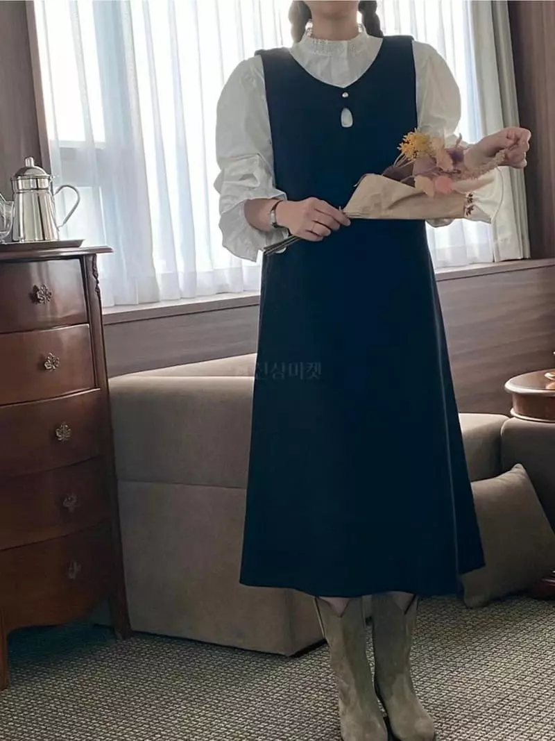 Frill - Korean Women Fashion - #momslook - Tuming One-piece - 3